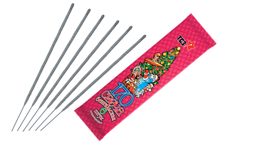  Бенгальские свечи 6 шт 170 мм в пакете  в Белгороде